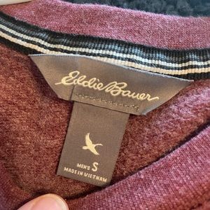 Eddie Bauer fleece crewneck size S